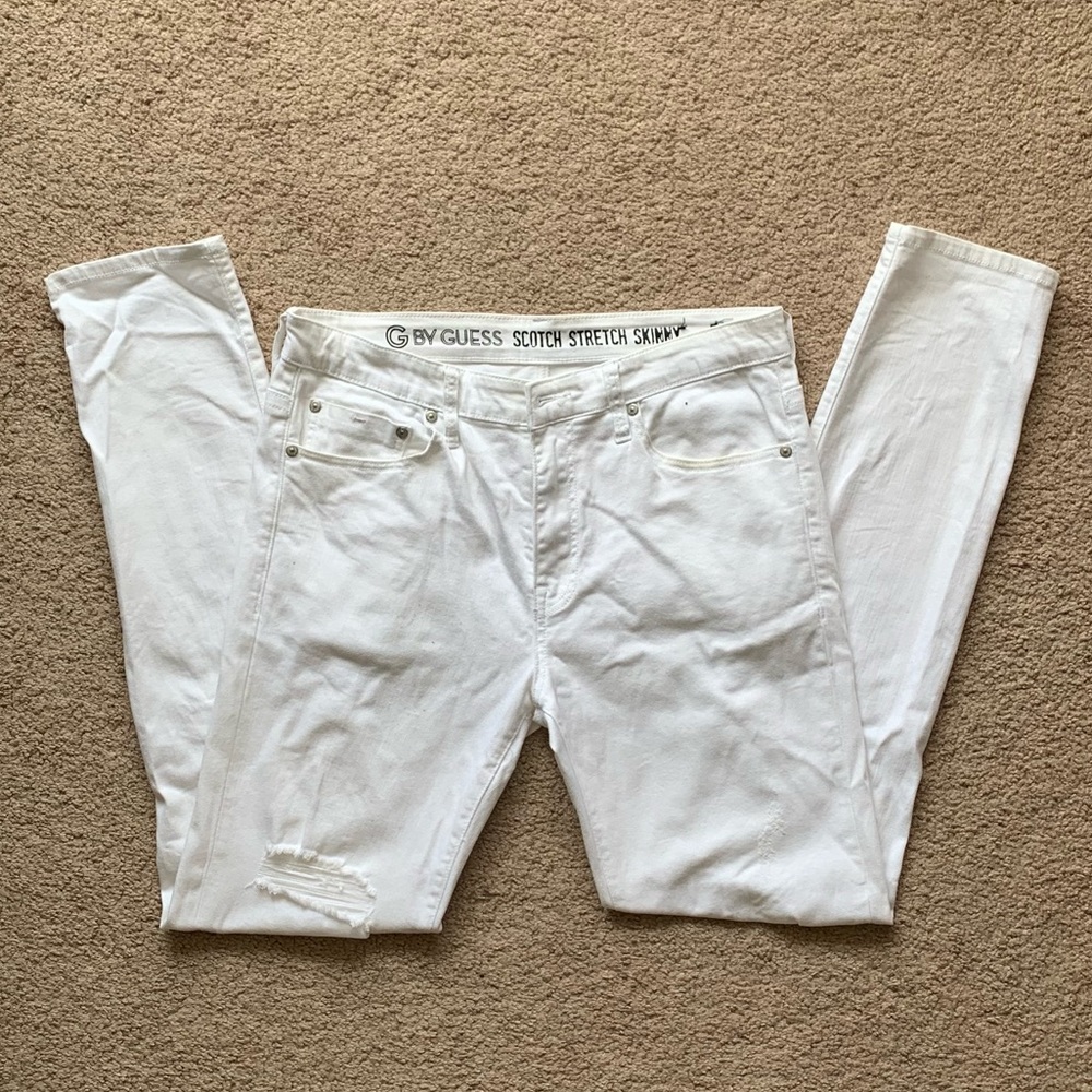 GUESS White Skinny Jeans